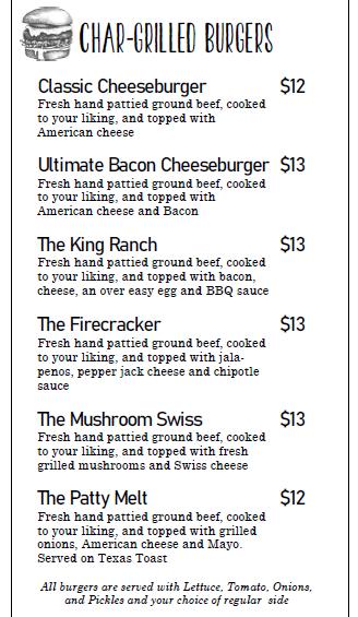 The Rustic Grill buffet swainsboro Menu image 2